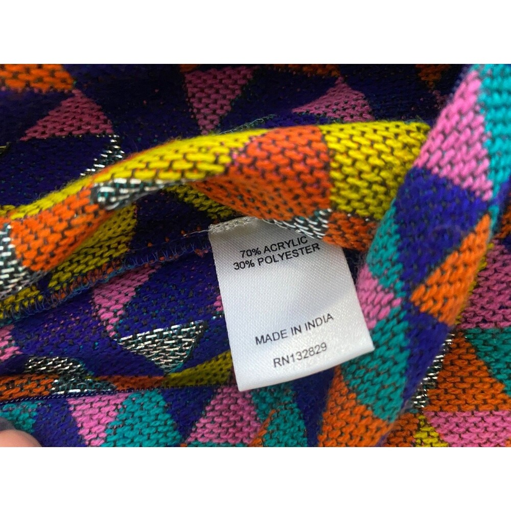 House of Harlow 1960 x Revolve Amelia Strapless Mini Dress Sz S Colorful Fringe - Picture 11 of 12